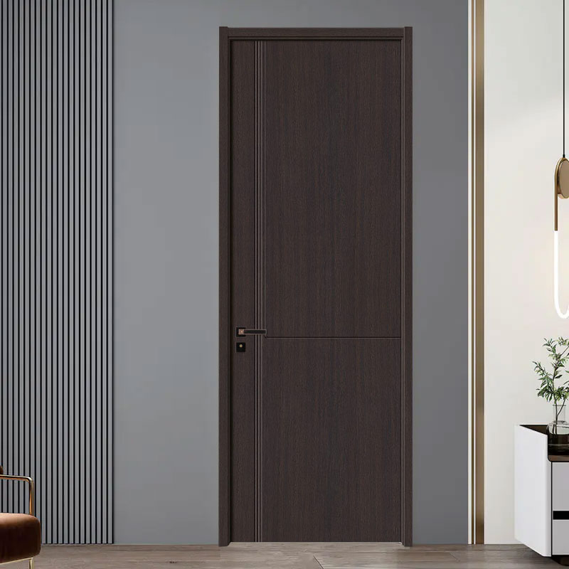 GW-113 درب داخلی MDF PVC مشکی